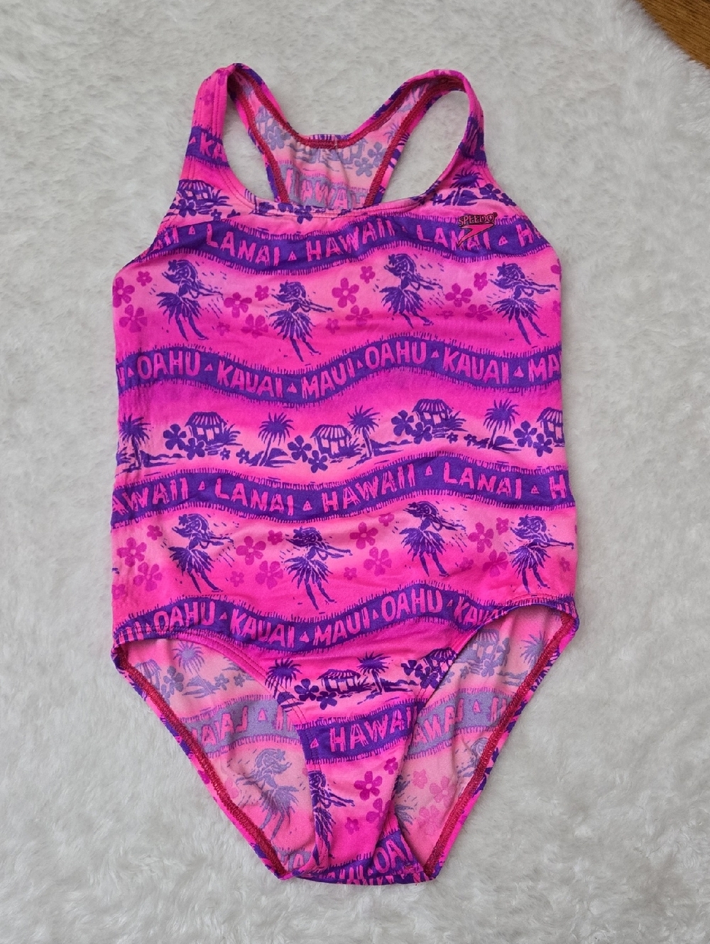 Speedo One Piece Swimsuit, Girls Size 10